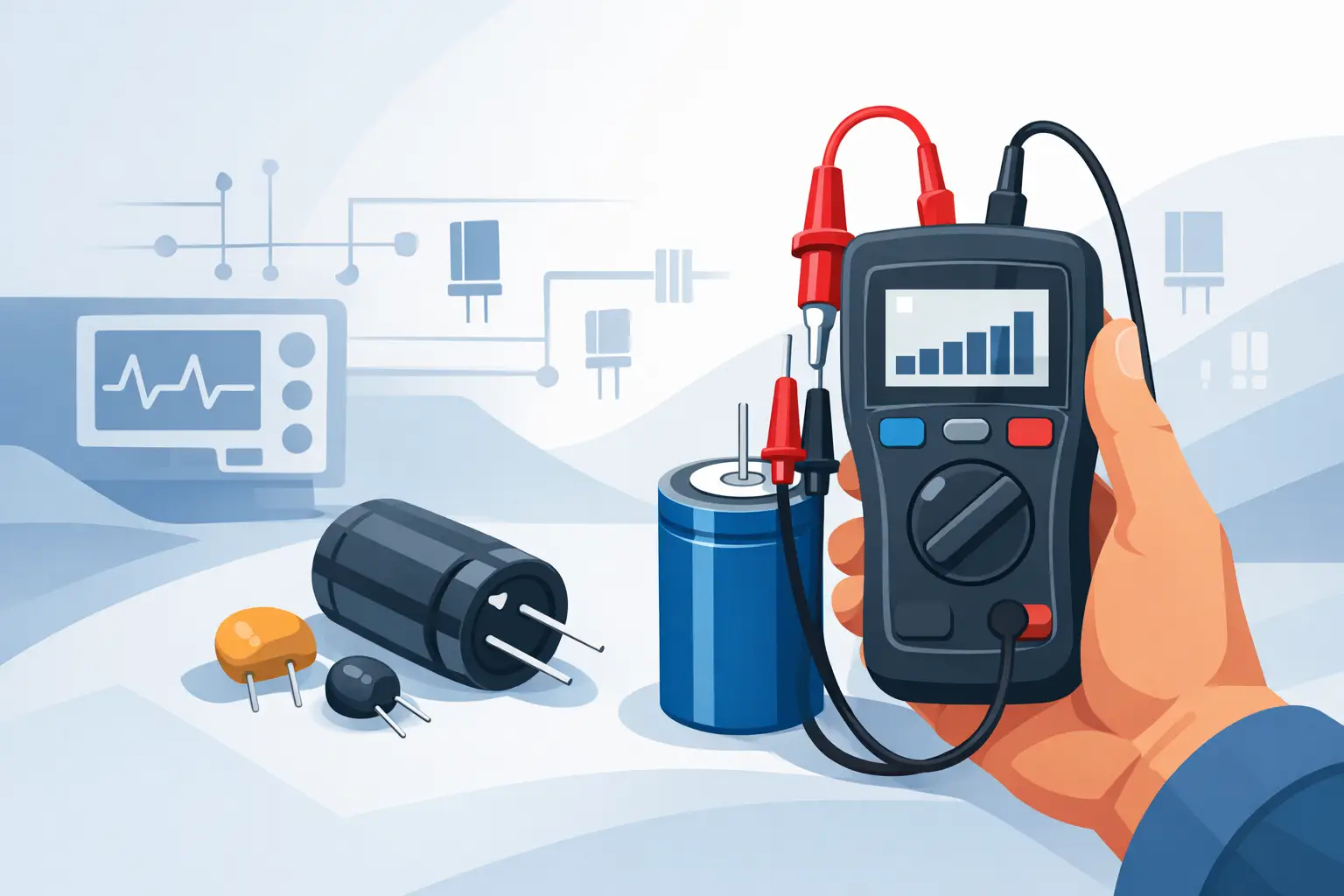 Choosing a Handheld ESR Meter for Capacitors
