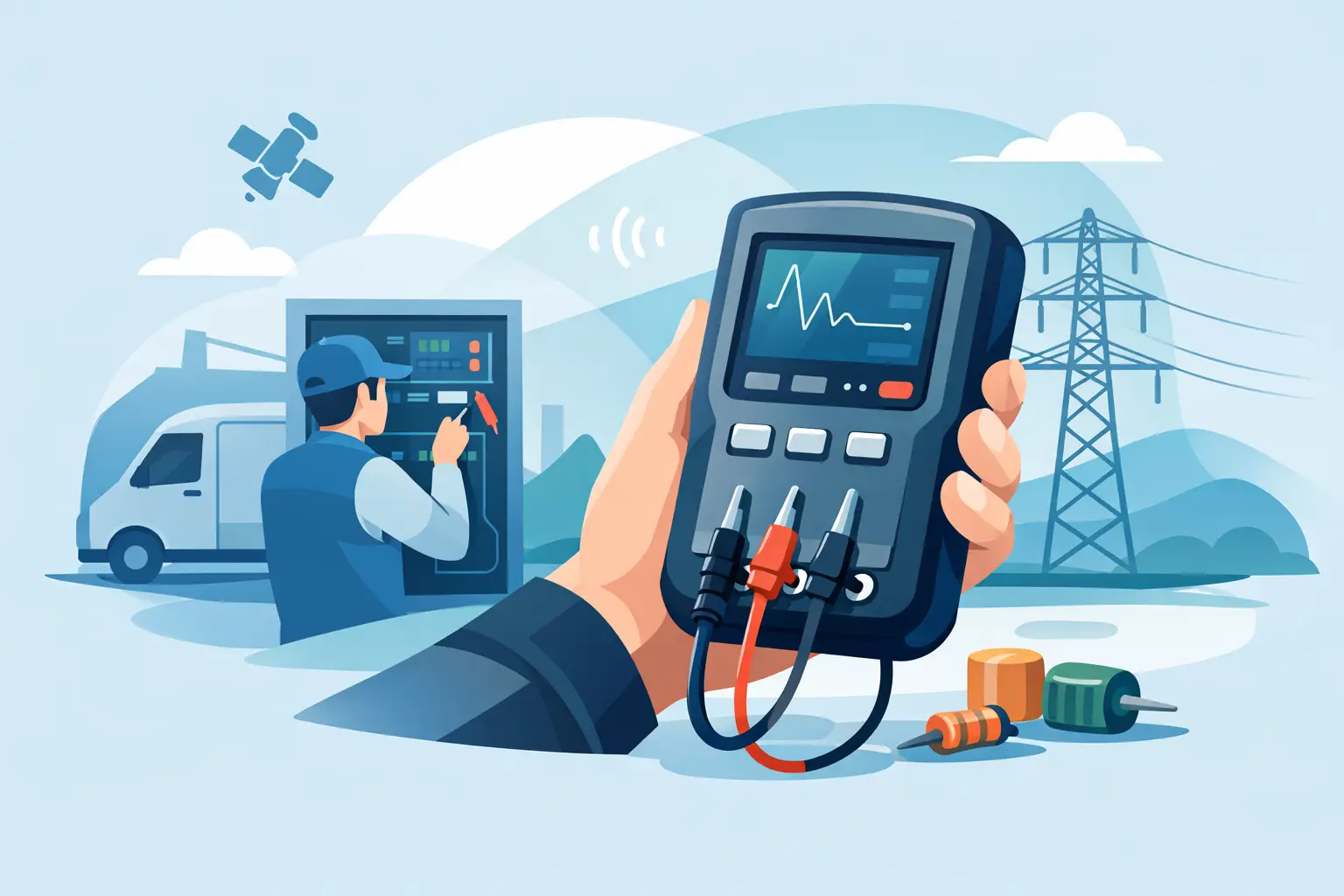 Portable LCR Meter for Field Service