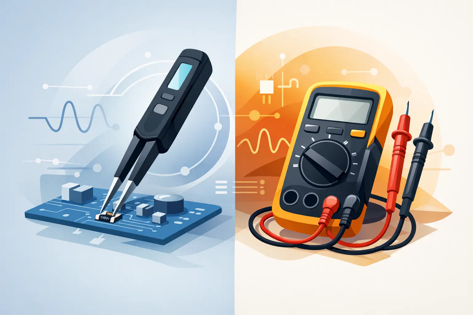 Smart Tweezers vs Multimeter