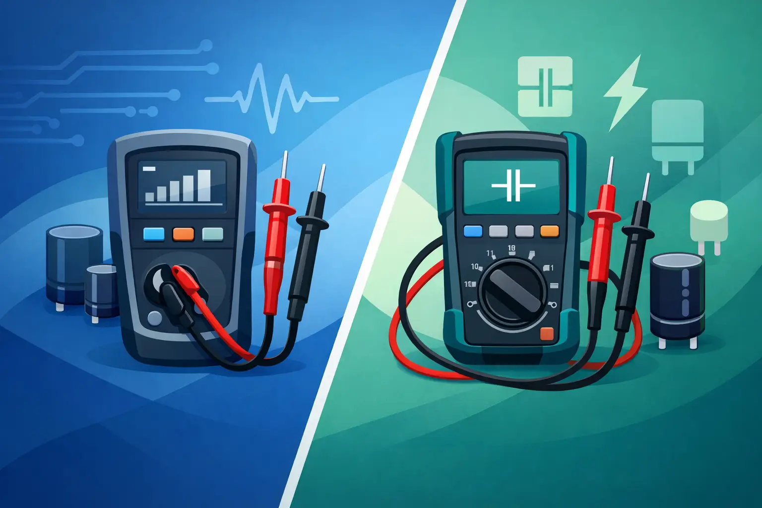 ESR Tester vs Capacitance Meter