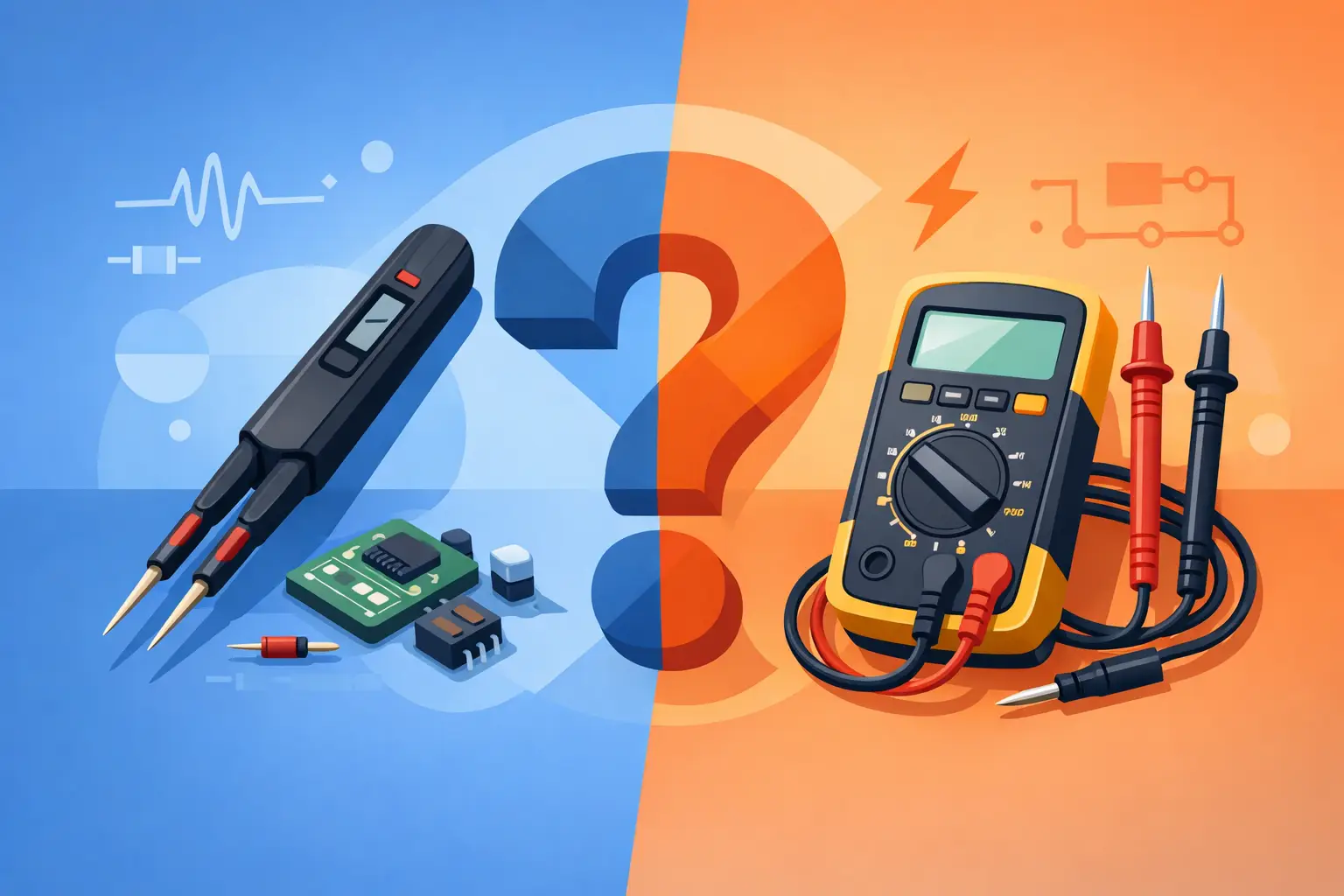 Tweezer Meter vs Multimeter: Which Fits?