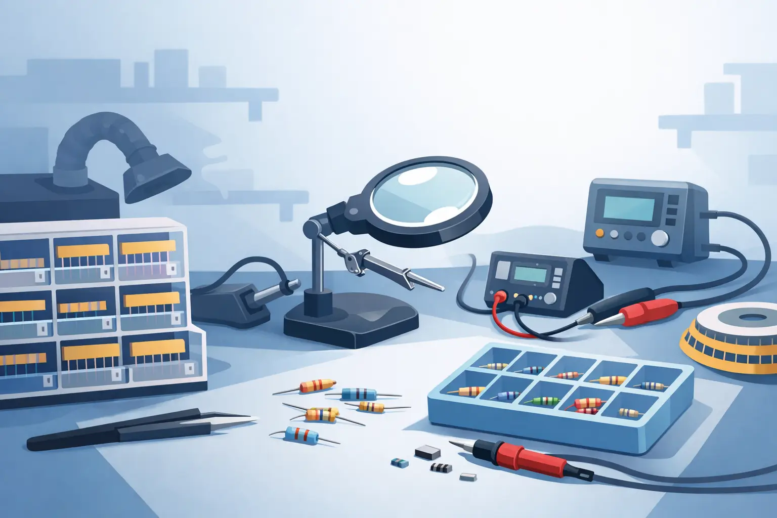 Best Tools for Resistor Sorting at the Bench