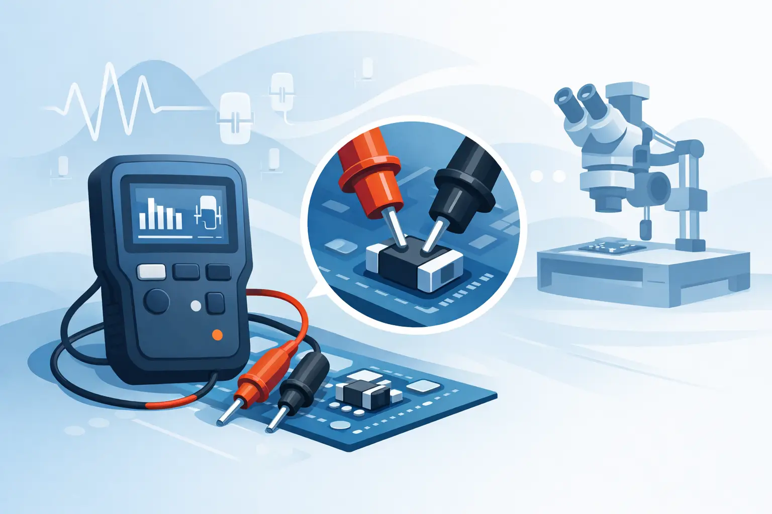 Portable Capacitance Analyzer Review for SMT Work Portable Capacitance Analyzer Review for SMT Work