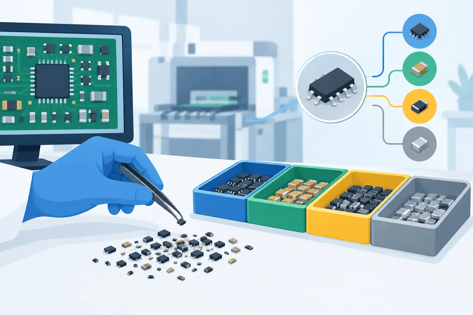 Component Sorting for Faster SMT Troubleshooting