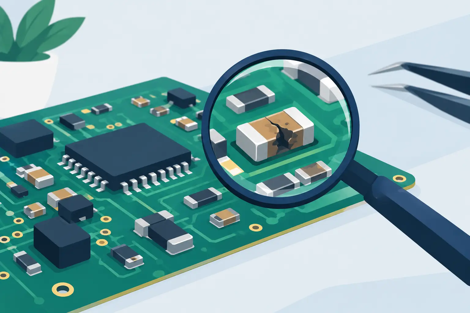 Finding Damaged Passive Components on a PCB
