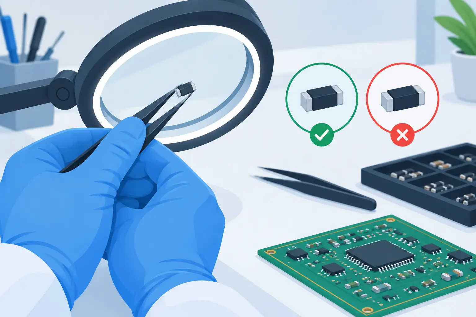 SMT Component Polarity Checking at the Bench